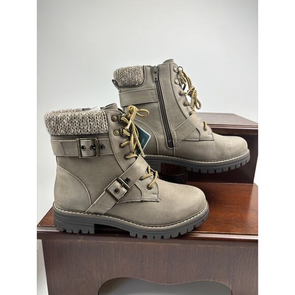 Cliffs By White Mountain Marlee Womens Ankle Boot Stone Size 8.5 W - Picture 15 of 16